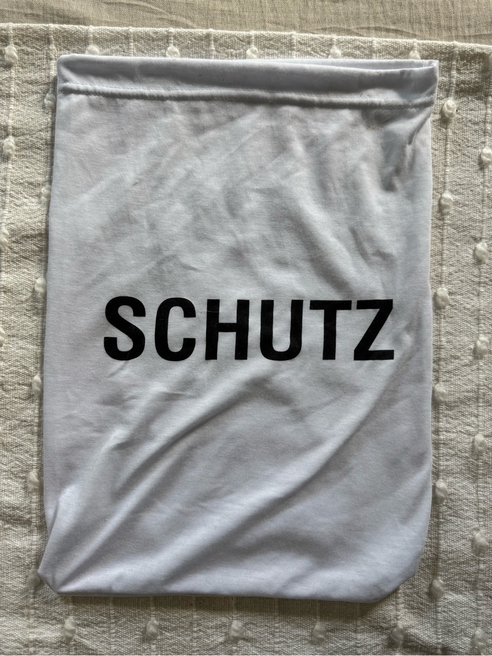 Schutz Dust Bag Shoe Bag White Travel Storage Protection